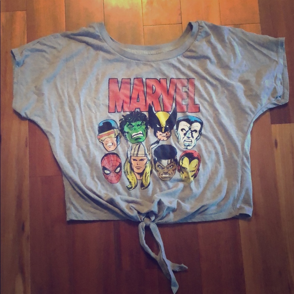 Marvel Comics Crop Top